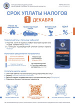 Управление ФНС по Иркутской области напоминает: срок уплаты налогов — 1 декабря