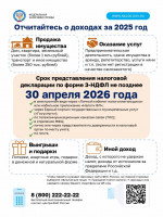 Отчитайтесь о доходах за 2025 год